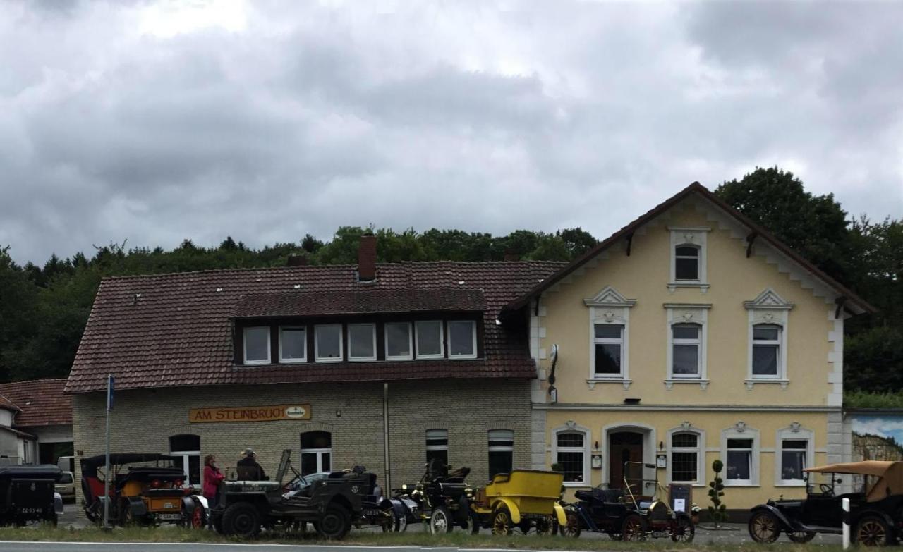 Pension Am Steinbruch Hilter ภายนอก รูปภาพ